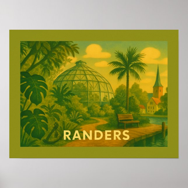 Affiche Randers Denmark Domes (Devant)