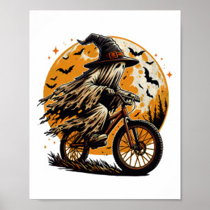 Affiche Randonnée à vélo de Ghost Mountain Halloween Costu