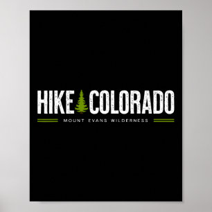Affiche Randonnée dans le désert du Colorado Co Mount Evan