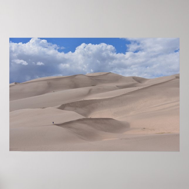 Affiche Randonnée dans les Grandes Dunes, Colorado (Devant)