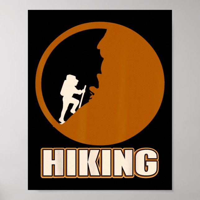 Affiche Randonnée épique Escalade de montagne Aventure de  (Devant)