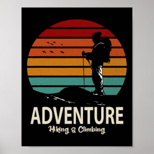 Affiche Randonnée et escalade d'aventure