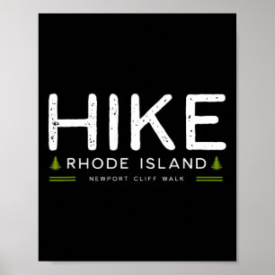 Affiche Randonnée sur la falaise de Newport Rhode Island A
