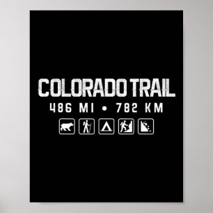 Affiche Randonnée sur le sentier du Colorado