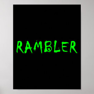 Affiche Randonneur