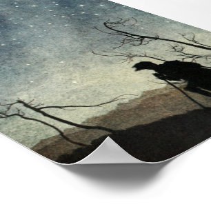 Affiche Randonneur avec les étoiles - Rackham