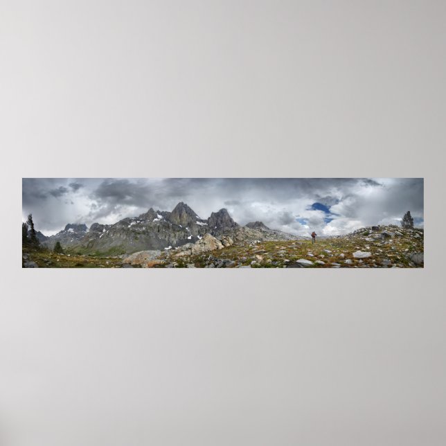 Affiche Randonneur sous les MInarets - Sierra (Devant)