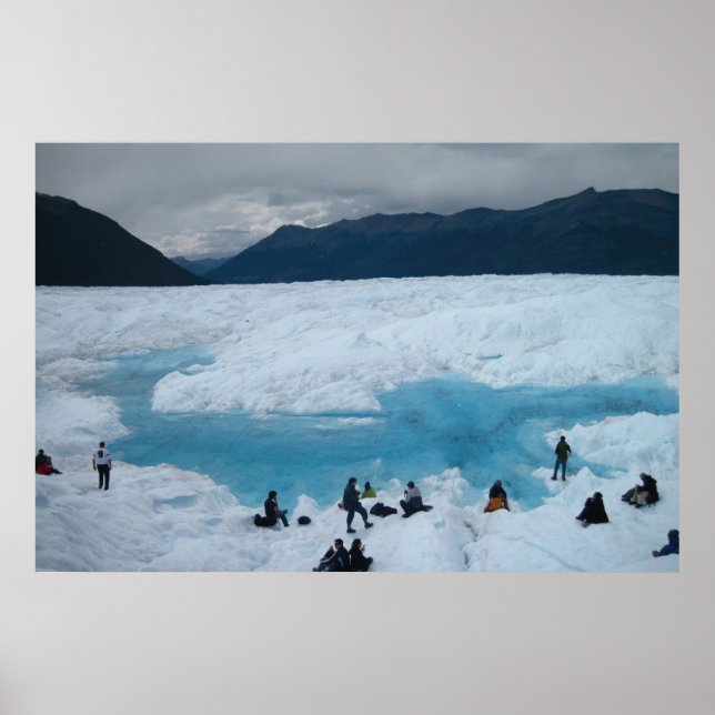 Affiche Randonneurs glaciers (Devant)