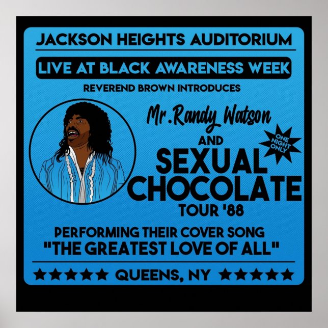 Affiche Randy watson en tournée (Devant)