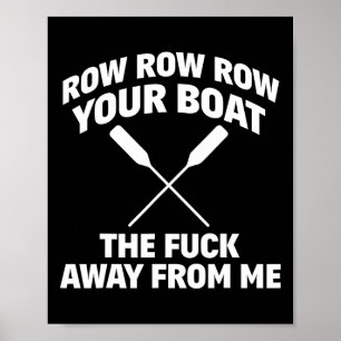 Affiche Rangez votre citation de sarcasme drôle de bateau