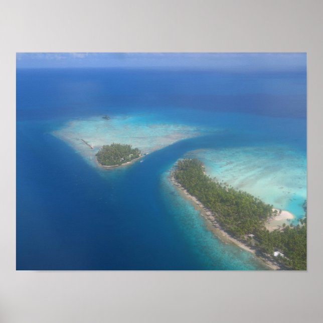 Affiche Rangiroa Polynésie française (Devant)