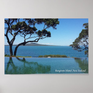 Affiche Rangitoto Island, Nouvelle-Zélande