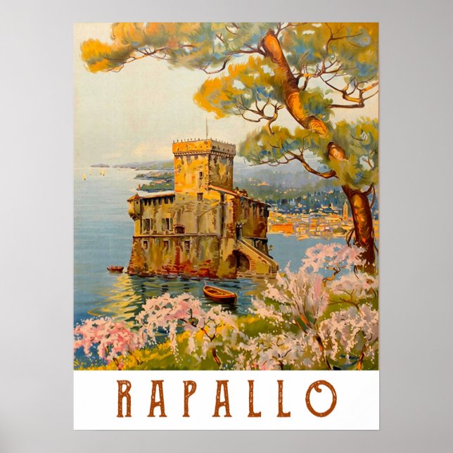 Affiche Rapallo, Italie (Devant)