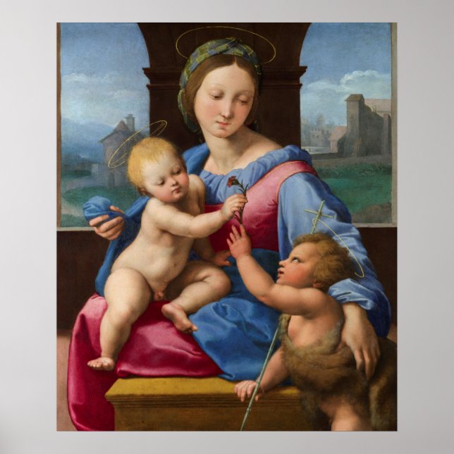 Affiche Raphael est La Vierge Garvagh (Devant)