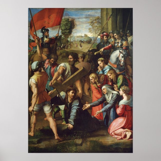 Affiche Raphael - La Chute Sur La Route Du Calvaire 1517 (Devant)