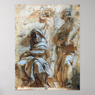 Affiche Raphael - Les Prophètes Hosea Et Jonah