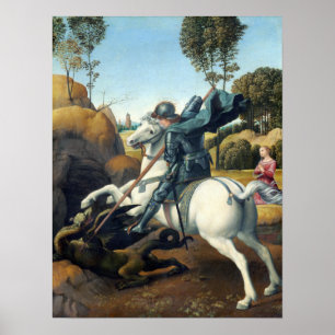 Affiche Raphael Saint George and the Dragon