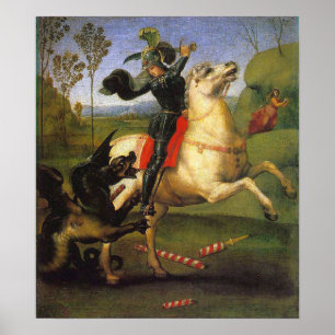 Affiche Raphael - Saint George et le Dragon