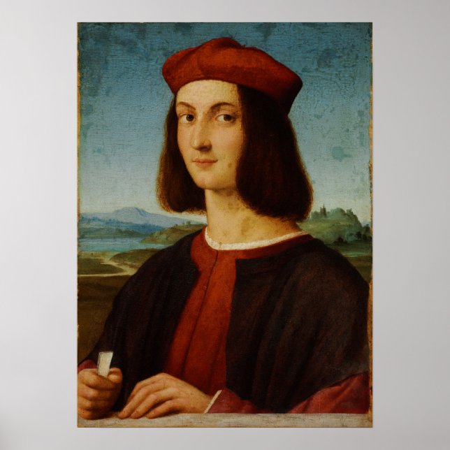 Affiche Raphael - Santi Portrait De Pietro Bembo (Devant)