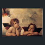 Affiche Raphael, Sistine Cherub<br><div class="desc">Raphael,  Sistine Cherub</div>