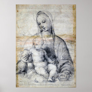 Affiche Raphael - Vierge De La Grenade 1504