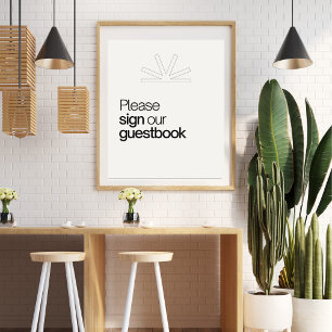 Affiche Rappel du livre d'or, informations sur l'auberge e