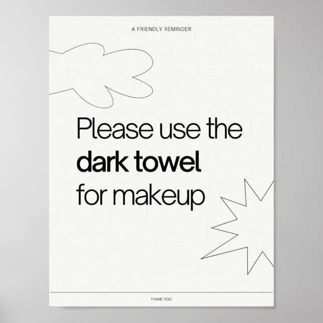 Affiche Rappel imprimable auberge pensions bed & breakfast (Devant)