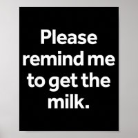 Rappeler d'Acheter Le Lait Drôle Mème Humour Shopp