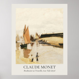 Affiche Rapport Claude Monet Vintage Wall Art 11x14