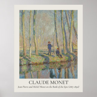 Affiche Rapport Claude Monet Vintage Wall Art 11x14