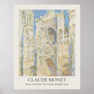 Affiche Rapport Claude Monet Vintage Wall Art 11x14