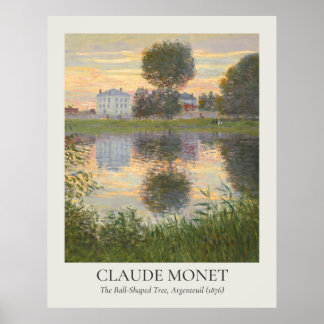 Affiche Rapport Claude Monet Vintage Wall Art 11x14
