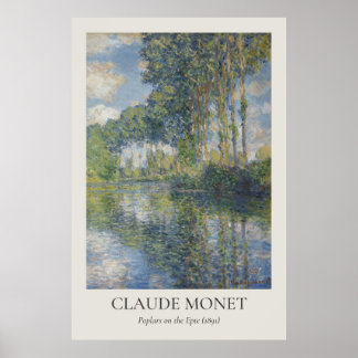 Affiche Rapport Claude Monet Vintage Wall Art 2x3