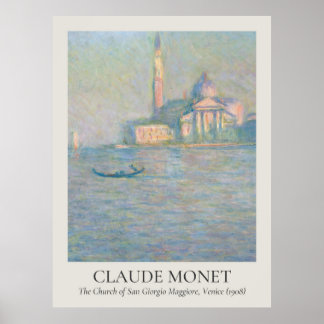 Affiche Rapport Claude Monet Vintage Wall Art 3x4