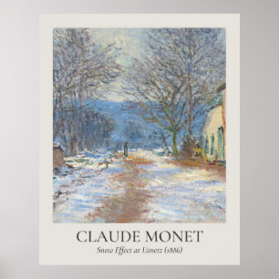 Affiche Rapport Claude Monet Vintage Wall Art 4x5