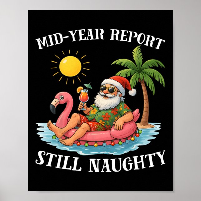 Affiche Rapport semestriel Toujours méchant Noël en juille (Devant)