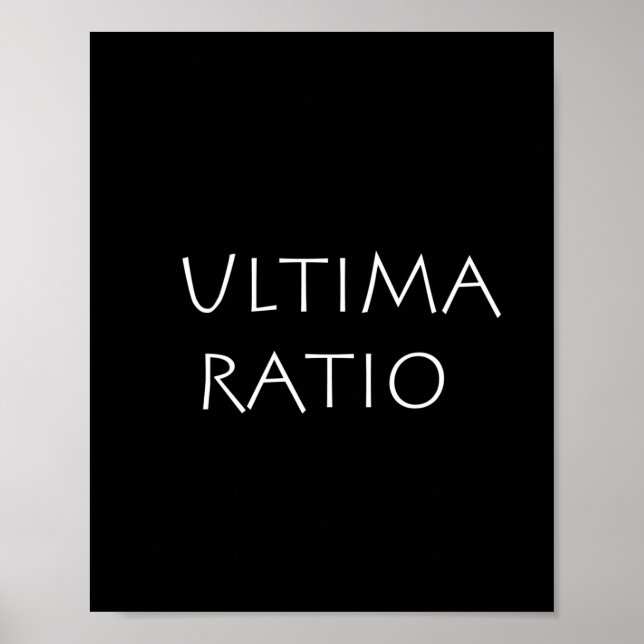 Affiche Rapport Ultima (Devant)