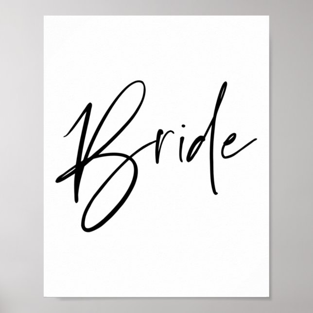 Affiche Rapprocher Se Préparer Pour La Mariée Mariage Et G (Devant)