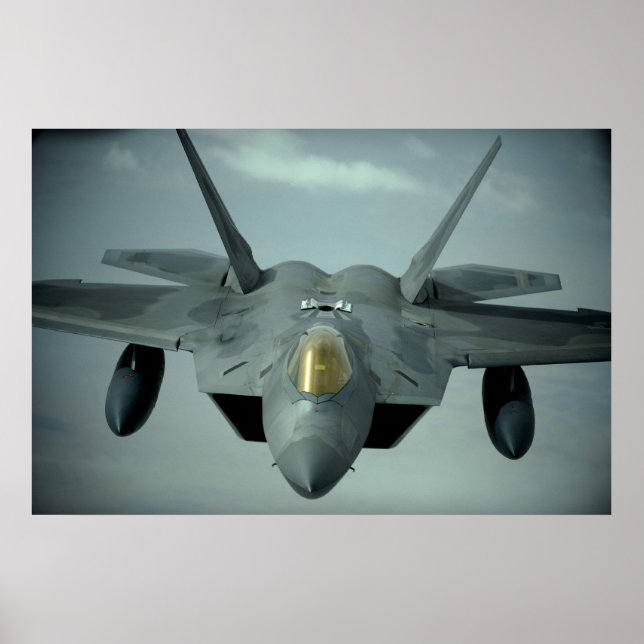 Affiche Rapteur F-22 (Devant)
