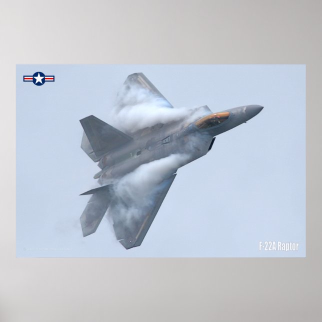 AFFICHE RAPTEUR F-22A (Devant)