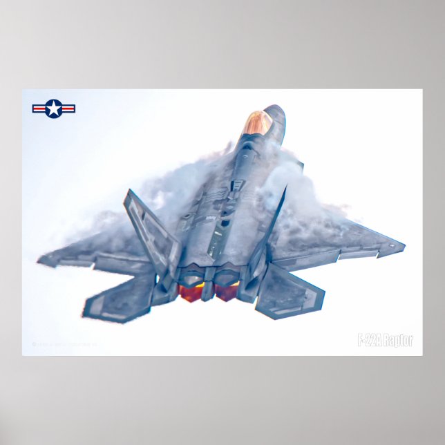 AFFICHE RAPTEUR F-22A (Devant)