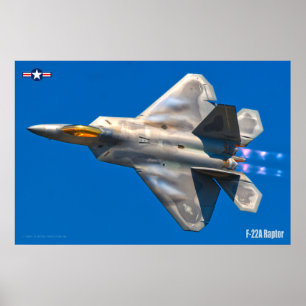 AFFICHE RAPTEUR F-22A
