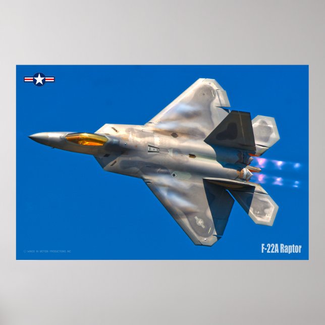 AFFICHE RAPTEUR F-22A (Devant)