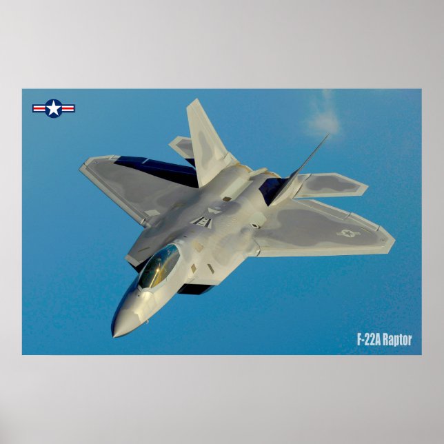 AFFICHE RAPTEUR F-22A (Devant)