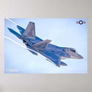 AFFICHE RAPTEUR F-22A