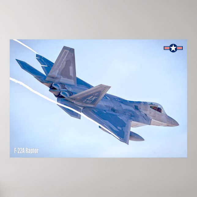 AFFICHE RAPTEUR F-22A (Devant)