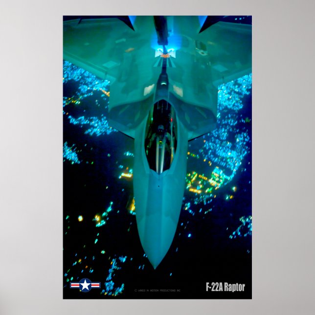 AFFICHE RAPTEUR F-22A (Devant)