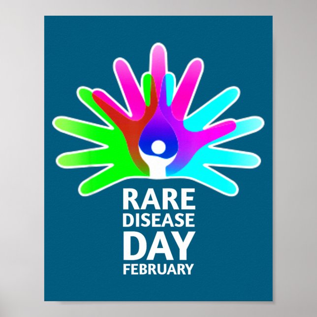 Affiche Rare Disease Awareness Shirt - Rare Diseases Day 2 (Devant)