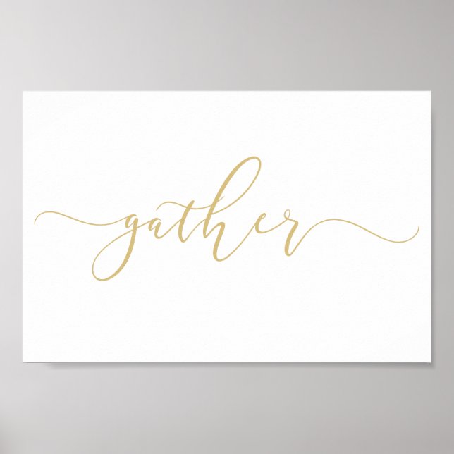 Affiche Rassembler L'Impression D'Or, Rassembler L'Poster, (Devant)