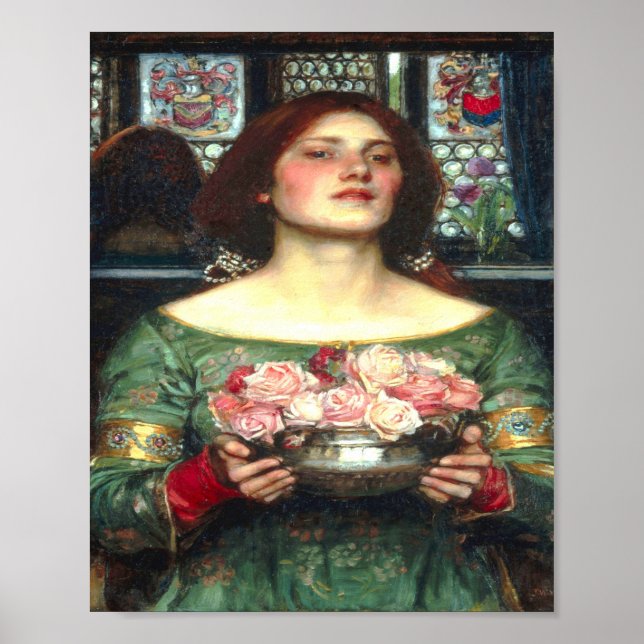 Affiche Rassembler Ye Rosebuds John William Waterhouse (Devant)